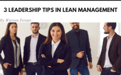 3 Leadership Tips for Lean Management